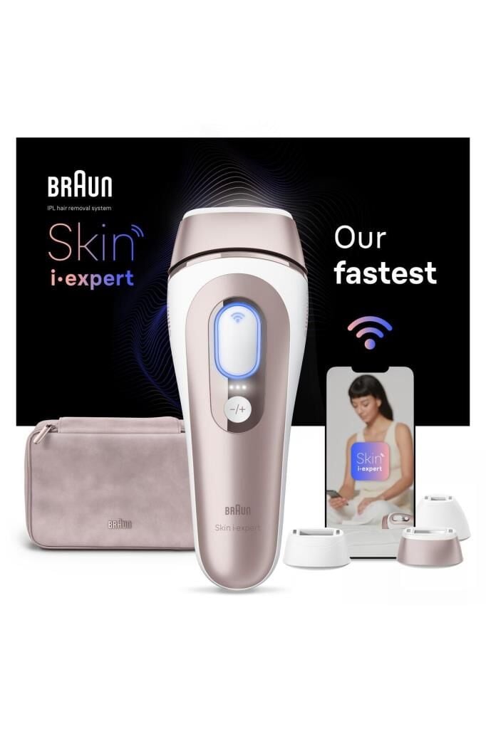 Braun- IPL Skin i·expert, Evde Tüy Alma, Ücretsiz Uygulama, Çanta, Gillette Venus, 3 Başlık, PL7253