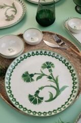 14 Parça 6 Kişilik Kahvaltı Takımı Ottoman Elegance Yeşil - 2