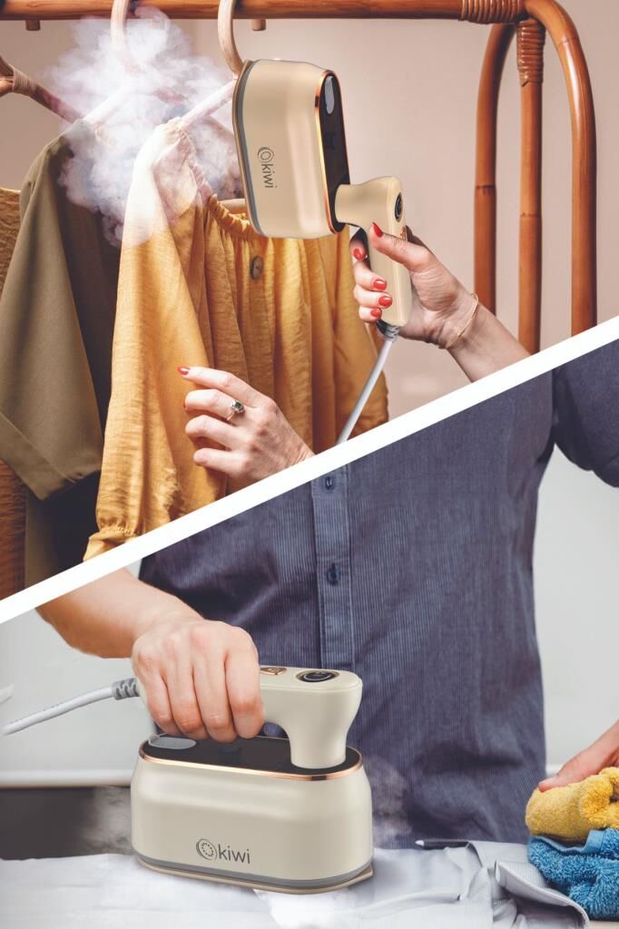 Kiwi Ksı-646 2'si 1 Arada Buharlı Ütü Krem