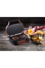 Aksu Vintage Döküm 1800W Izgara Ve Tost Makinesi Mini Boy