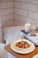 Kütahya Porselen Bone Luz Form 27 Parça 6 Kişilik Yemek Takımı Beyaz