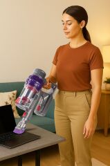 Kiwi Kvc-4040 BLDC Kablosuz Dikey Süpürge Mor