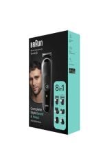 Braun Series 3 MGK3440 Hepsi Bir Arada Şekillendirme Seti, 8’i 1 Arada Erkek Bakım Kiti 80707868