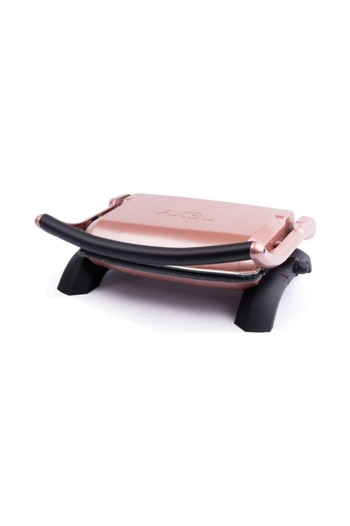 Aksu T28e Tostadoy Granit 1800W Izgara ve Tost Makinesi Gold Rose