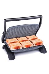 Aksu T28e Tostadoy Granit 1800W Izgara ve Tost Makinesi Gold Rose