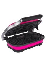 Aksu Vintage Waffle Makinesi Double Barbie Pembe