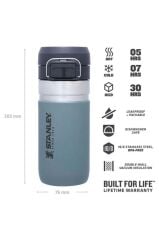 Stanley The Quick Flip MAVİ Paslanmaz Çelik Soğuk Su Termosu 0.47 Lt STANLEY0178