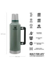 Stanley Classıc Legendary Termos 2,3 L 10-07935-044 Yeşil