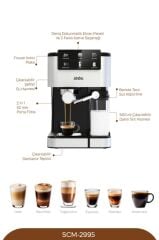 Sinbo SCM 2995 -Kapsül Kahve Aparatlı Espresso Makinesi