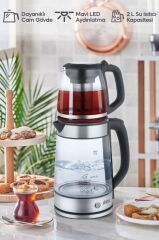 Sinbo - STM-5848 Elektrikli Cam Çay Makinesi 1500 W