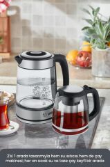 Sinbo - STM-5848 Elektrikli Cam Çay Makinesi 1500 W