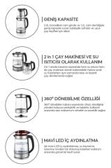 Sinbo - STM-5848 Elektrikli Cam Çay Makinesi 1500 W