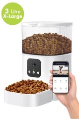 Kiwipets Evcil Hayvan Akıllı Kameralı Multifonksiyon Mama Kabı - Smart Pet Feeder Kpf-10570