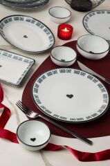 Kütahya Porselen Zeugma 14 Parça 6 Kişilik Kahvaltı Takımı Good Day