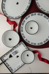 Kütahya Porselen Zeugma 14 Parça 6 Kişilik Kahvaltı Takımı Good Day