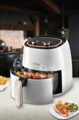 Kiwi KAF5535 Air Friyer 5 Lt Yağsız Fritöz Beyaz
