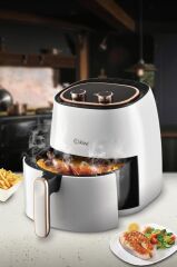 Kiwi KAF5535 Air Friyer 5 Lt Yağsız Fritöz Beyaz
