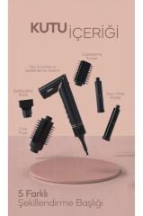 Sinbo Pro Airwrap Katlanabilir Multstyler Hava Üfleme 5 in 1 Saç Şekillendirici Bldc SHD-1720 Siyah