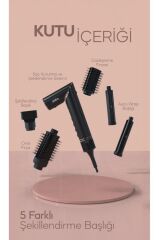 Sinbo Pro Airwrap Katlanabilir Multstyler Hava Üfleme 5 in 1 Saç Şekillendirici Bldc SHD-1720 Siyah