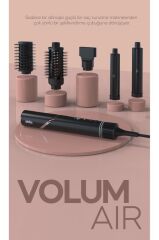 Sinbo Pro Airwrap Katlanabilir Multstyler Hava Üfleme 5 in 1 Saç Şekillendirici Bldc SHD-1720 Siyah