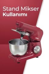Sinbo SMX-2775 Çok Amaçlı 3ın1 Mutfak Şefi Hamur Yoğurma Kıyma Makinesi Sürahi Blender 1500w Kırmızı