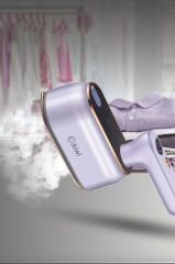 Kiwi 2'si 1 Arada Buharlı Ütü & Dikey Ütü Kırışık Giderici Portatif ***Mor*** Ksı-646