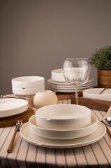 Kütahya Porselen Bone Chef Taste Of 18 Parça 6 Kişilik Yemek Takımı