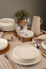 Kütahya Porselen Bone Chef Taste Of 18 Parça 6 Kişilik Yemek Takımı