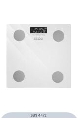 Sinbo SBS-4472 Bluetooth Dijital Yağ Su Kas Vücut Kitle Endeksi Kilo Ölçer Tartı Baskül