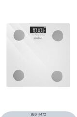 Sinbo SBS-4472 Bluetooth Dijital Yağ Su Kas Vücut Kitle Endeksi Kilo Ölçer Tartı Baskül