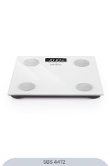 Sinbo SBS-4472 Bluetooth Dijital Yağ Su Kas Vücut Kitle Endeksi Kilo Ölçer Tartı Baskül
