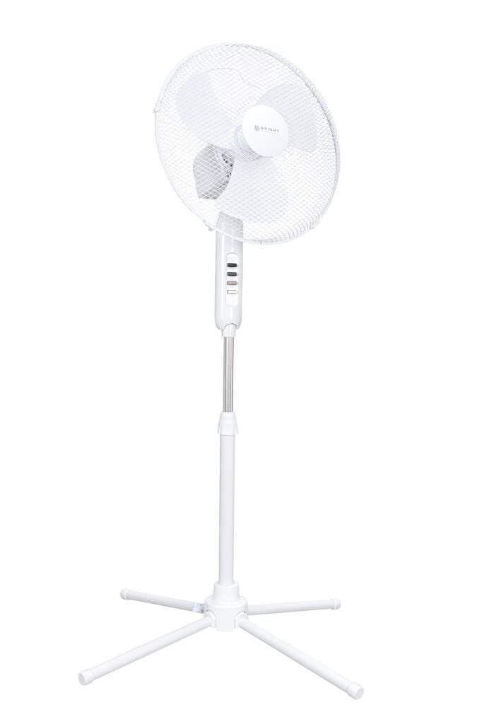 Bright Elegance Be-4116 16'' Katlanabilir Ayaklı Standlı Vantilatör Beyaz