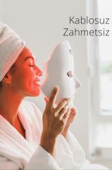 Kiwi Kfm-8650 Şarjlı Kızılötesi Işıklı Sıkılaştırıcı ve Terapi Maskesi