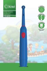Kiwi Ktb-6019 Döner Başlıklı Plak Giderici Pilli Diş Fırçası Mavi