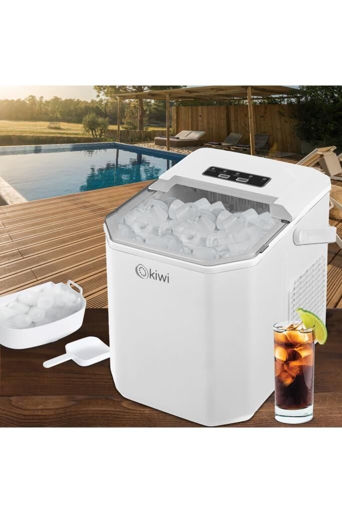 Kiwi Kım-4792 Ayarlanabilir Boyutlu 12 Kg Kapasiteli Buz Makinesi