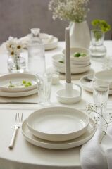 Kütahya Porselen Bone Crest 18 Parça 6 Kişilik Yemek Takımı