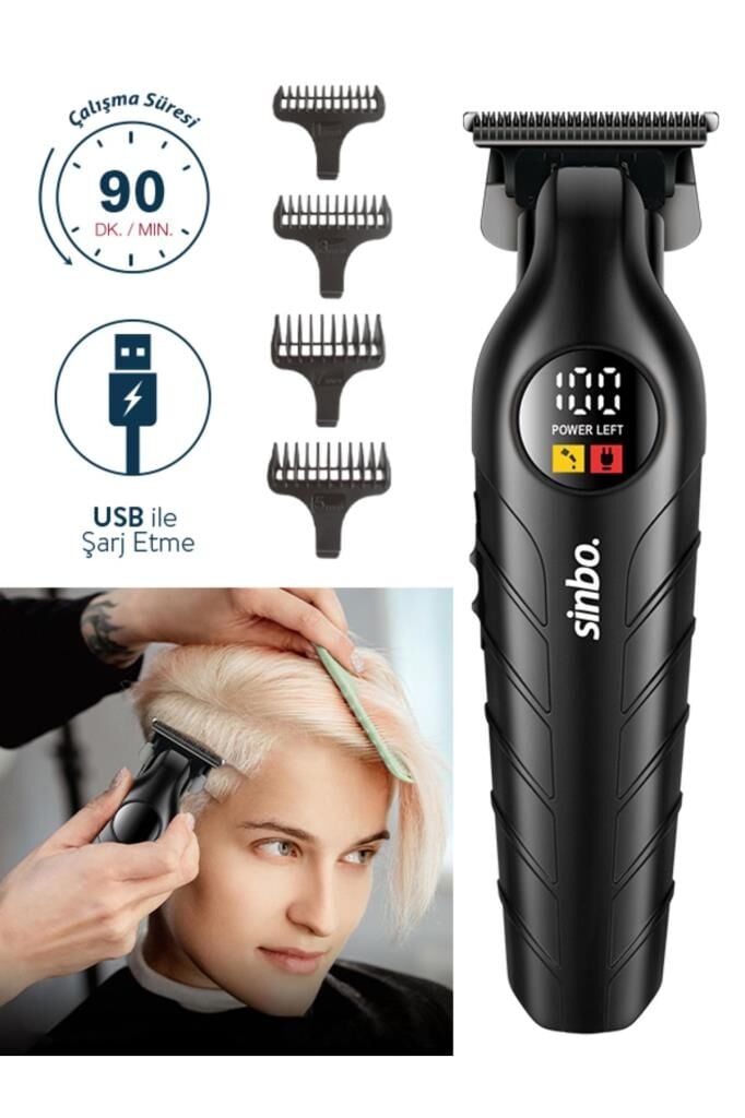 Sinbo Shc-1909 Profesyobnel Saç Sakal Tıraş Makinesi Siyah