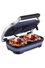 AKSU Vintage Waffle Makinesi Double Mavi T62W