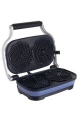 AKSU Vintage Waffle Makinesi Double Mavi T62W