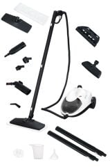 BE-3450 Çok Fonksiyonlu Saklama Hazneli 5 Bar 5m Kablo 2L Su Hazneli Buharlı Temizlik Makinesi Beyaz BE-3450, one size