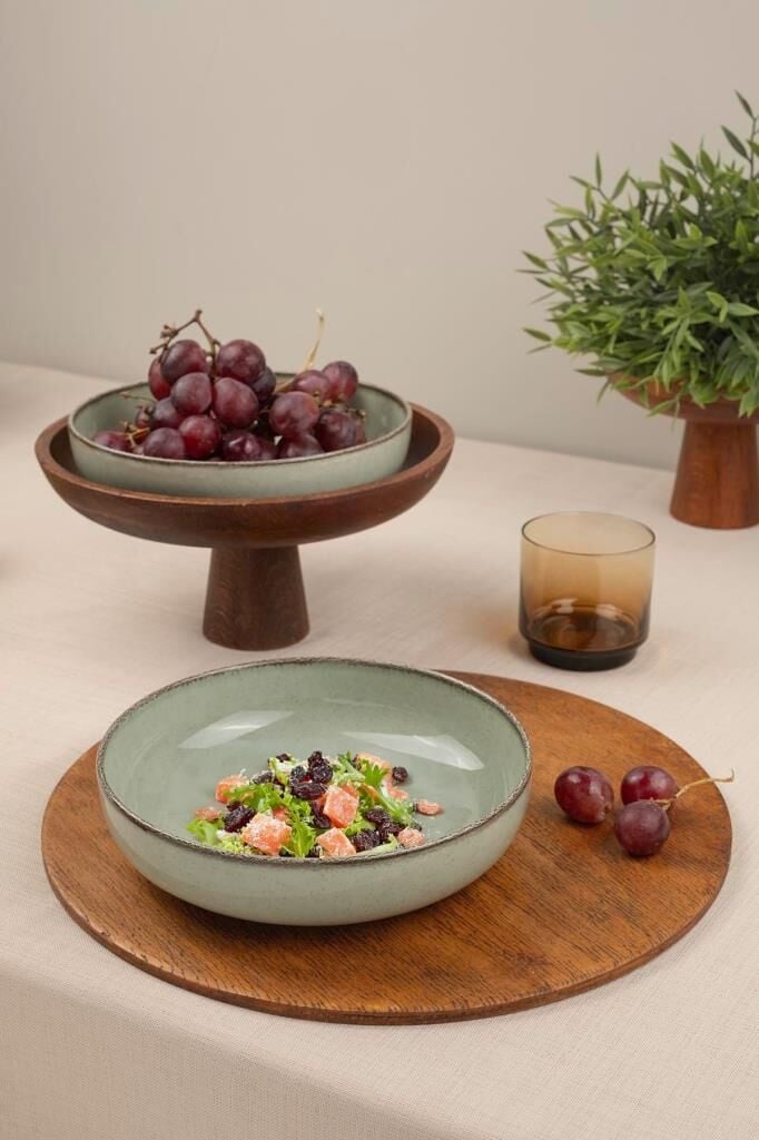 Kütahya Porselen Moderna 2 Li 20 Cm Kase YEŞİL