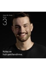 Braun  AIO3540 Hepsi Bir Arada Series 3, 8’i 1 arada Tıraş Kiti, Keskin Bıçak, 14 Uzunluk