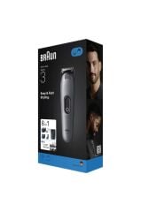 Braun  AIO3540 Hepsi Bir Arada Series 3, 8’i 1 arada Tıraş Kiti, Keskin Bıçak, 14 Uzunluk
