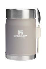 Stanley Klasik paslanmaz çelik yemek termosu kaşıklı 0,40 Lt-GRİ