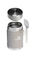 Stanley Klasik paslanmaz çelik yemek termosu kaşıklı 0,40 Lt-GRİ