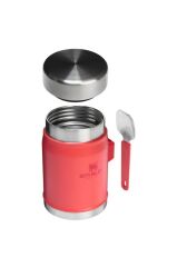 Stanley klasik paslanmaz çelik yemek termosu kaşıklı 0,40 Lt-PEMBE
