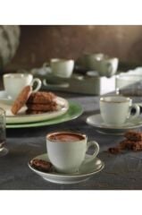 Lima Pearl Türk Kahvesi Fincan Takımı 6 Lı Yeşil LM02KT730P03