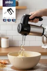 SMX-2774 El Mikseri – 200 W, 5 Kademe Hız  SİYAH