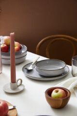 Kütahya Porselen Moderna 2 Li 20 Cm Kase Gri