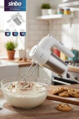 SMX-2774 El Mikseri – BEYAZ-200 W, 5 Kademe Hız